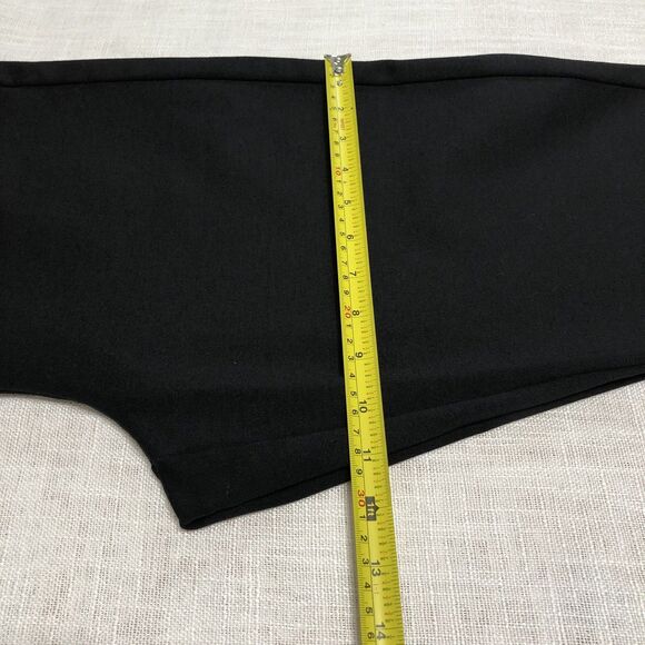 Eileen Fisher Black Zip Ankle Pants L Pull-On Ponte Knit Slim Stretch Minimalis - Picture 16 of 16